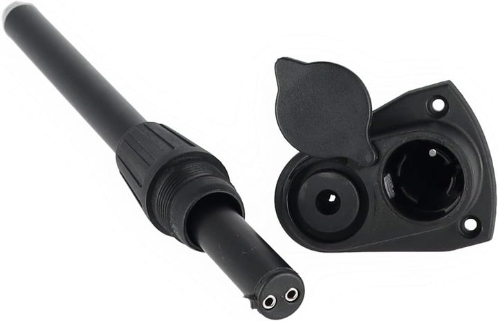 wellenshop LED Rundumleuchte Navigationslicht Positionslampe Boot Schiff mit Mast Grösse 25 cm steck