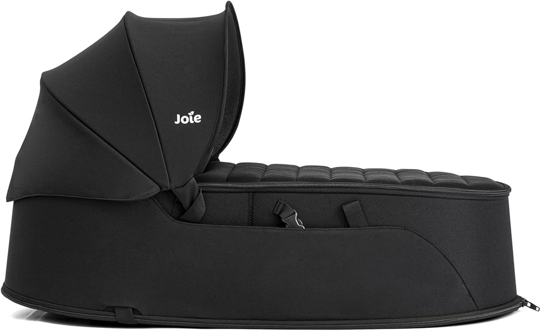 Joie Softtragetasche – Leichte Babytragetasche mit Flacher Liegeposition, Abnehmbarer Sonnenblende &
