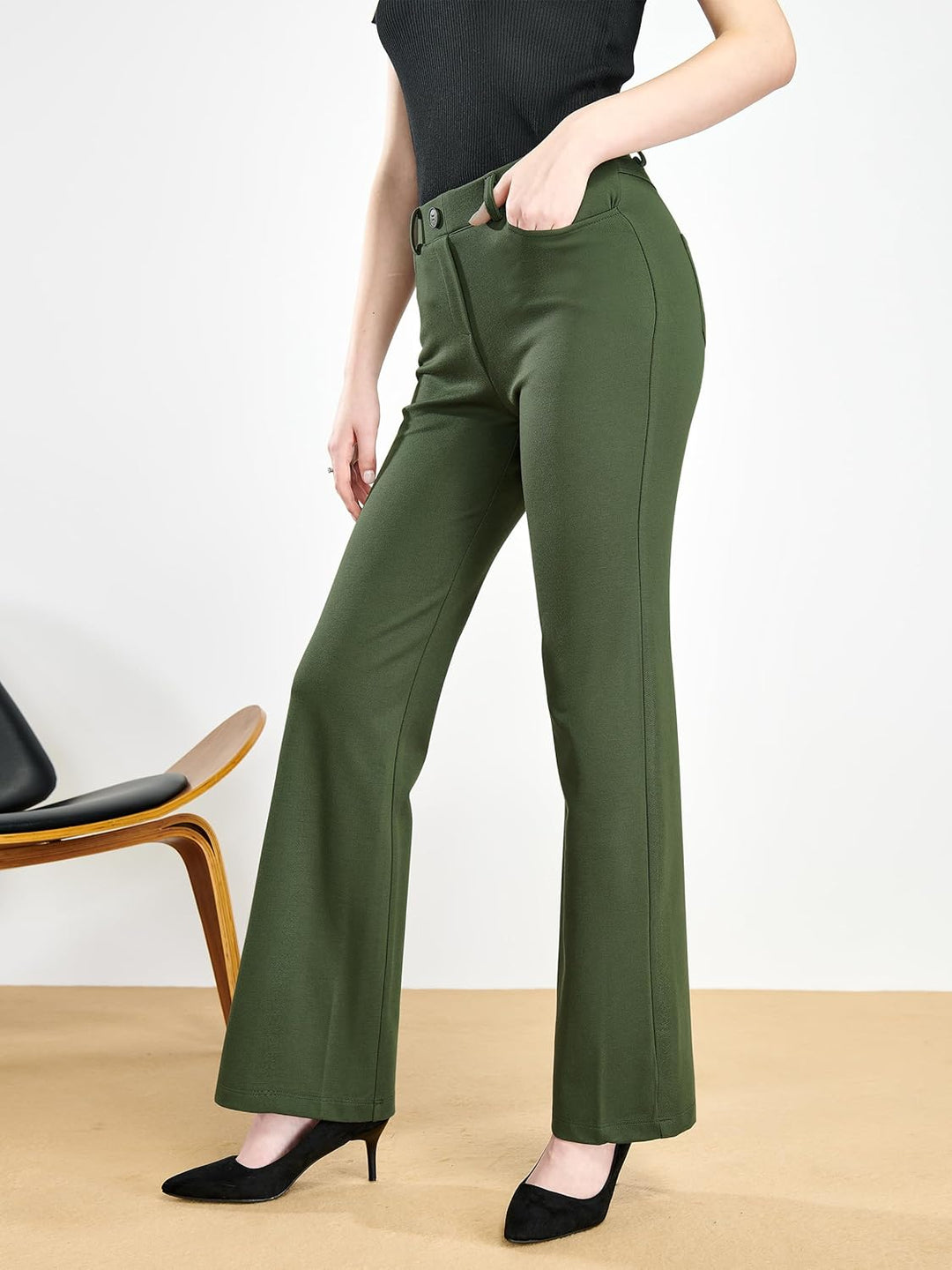 Tapata Damen 71cm/76cm/81cm/86cm Bootcut Stretch-Hose mit 4 Taschen, Tall/Lang/Regulär/Petite Für Bü