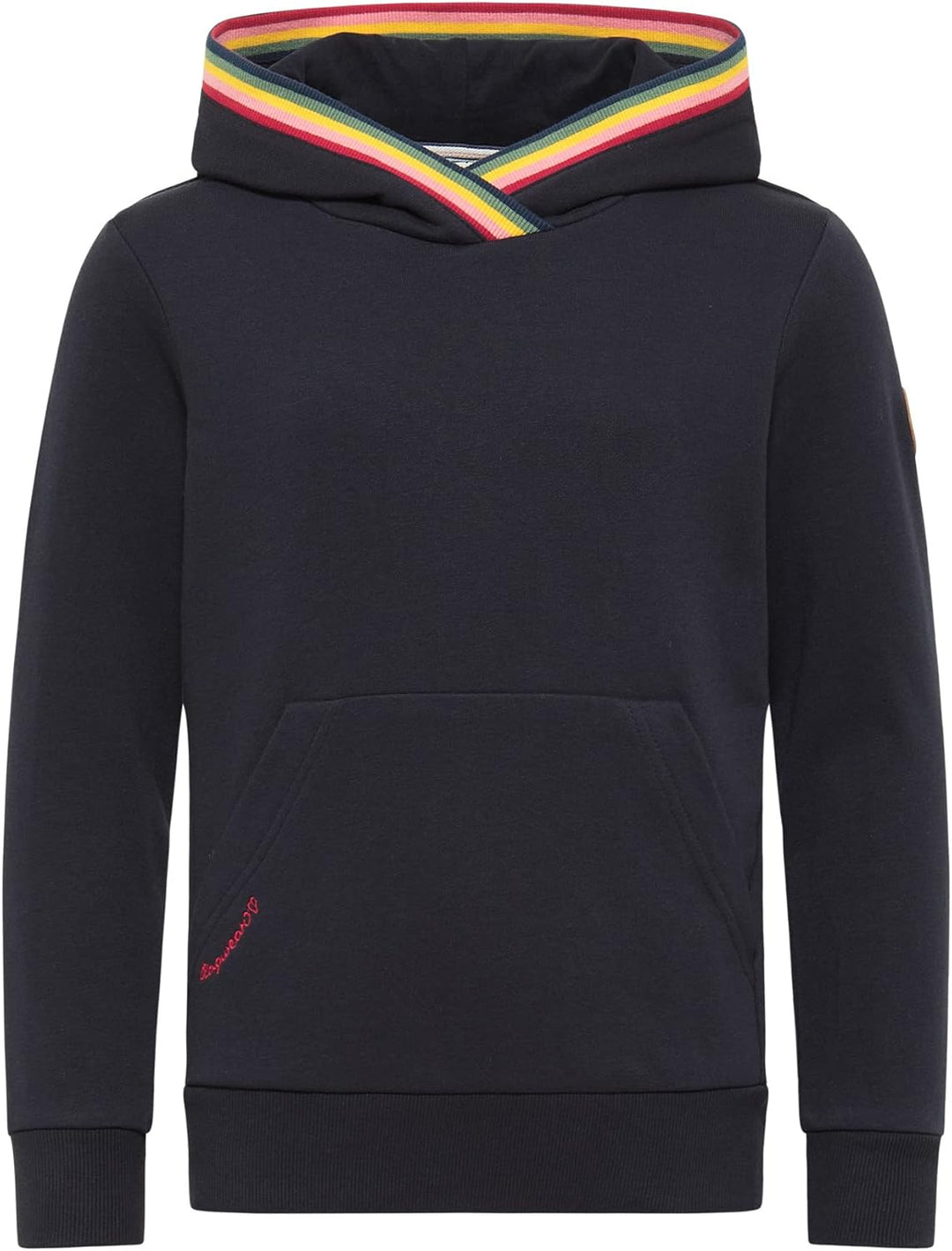Ragwear Mädchen Sweatshirt Madlenka Sweater Hoodie mit Kapuze Pullover Sweat 140 Navy Blau, 140 Navy
