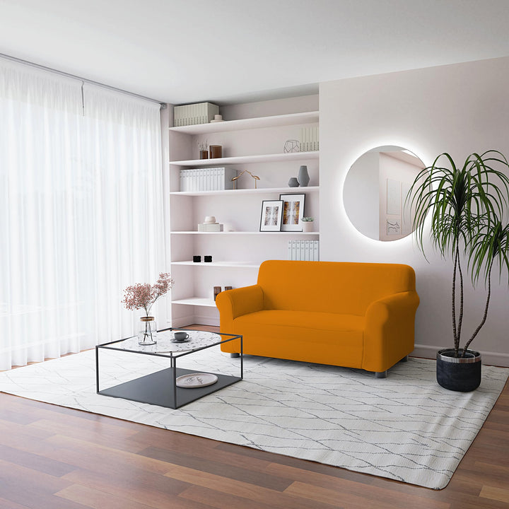 Italian Bed Linen Sofa-Schonbezug “Più Bello”, Orange, 2 PLÄTZE 2 PLÄTZE Orange, 2 PLÄTZE Orange