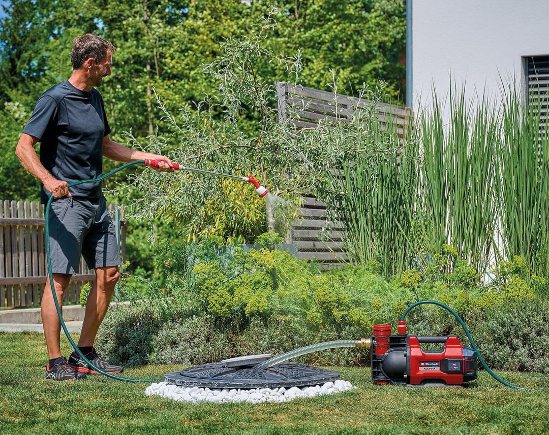 Einhell automatische Akku-Gartenpumpe AQUINNA 36/38 F LED AUTOMATIC Power X-Change (36 V, max. 3800