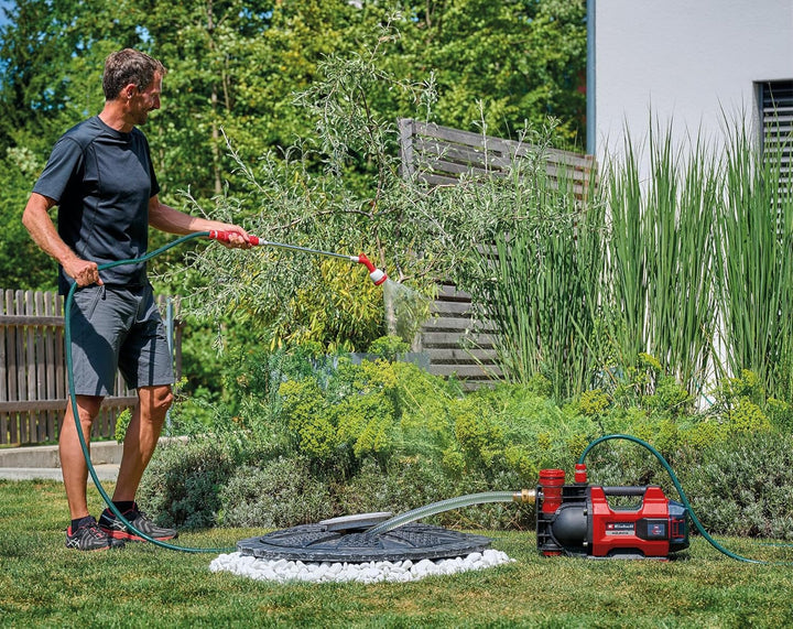 Einhell automatische Akku-Gartenpumpe AQUINNA 36/38 F LED AUTOMATIC Power X-Change (36 V, max. 3800