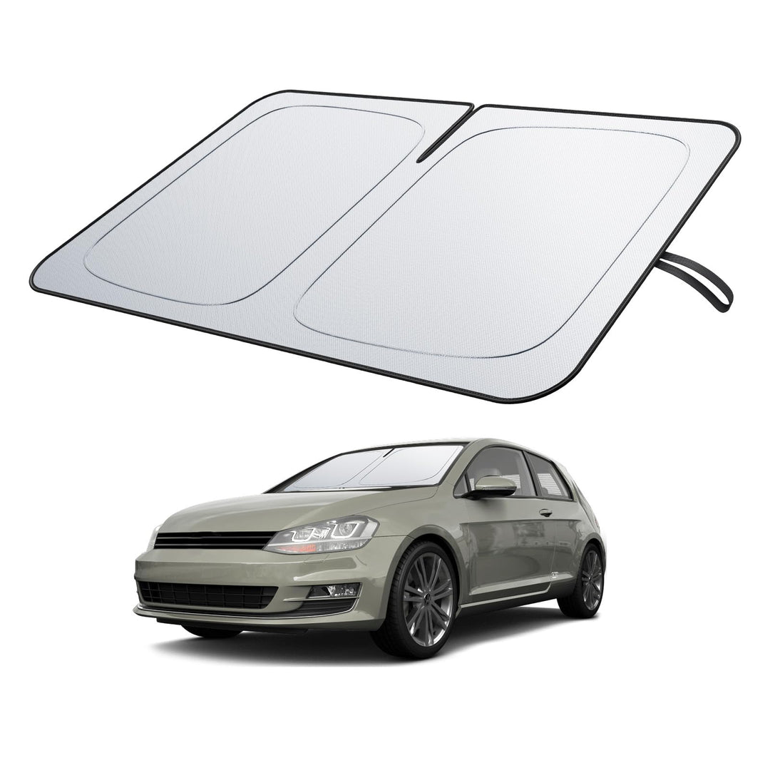 BIXUAN Frontscheiben-Sonnenschutz kompatibel mit VW Golf 7 mk7 7.5 2013-2019 Auto Sonnenschutz Abdec