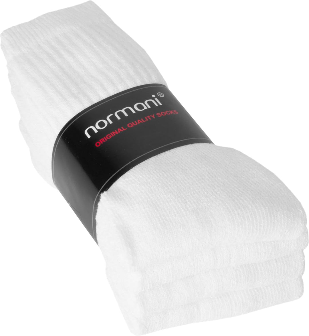 32 Paar Sport- und Arbeitssocken aus Baumwolle 35-38 Weiss, 35-38 Weiss