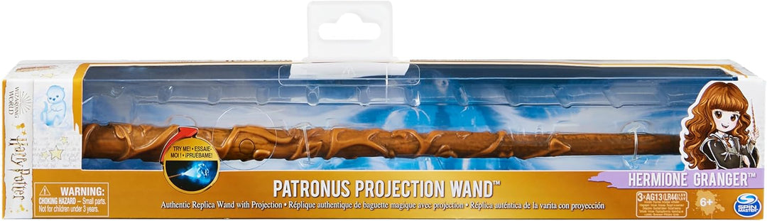 Wizarding World Harry Potter - Leuchtzauberstab von Hermine Granger mit Patronus-Projektion,, ca. 33