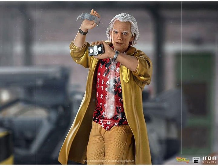 Iron Studios UNBTTF50821-10 1:10 Doc Brown – Zurück in die Zukunft Teil II – Kunstmassstab Back to T