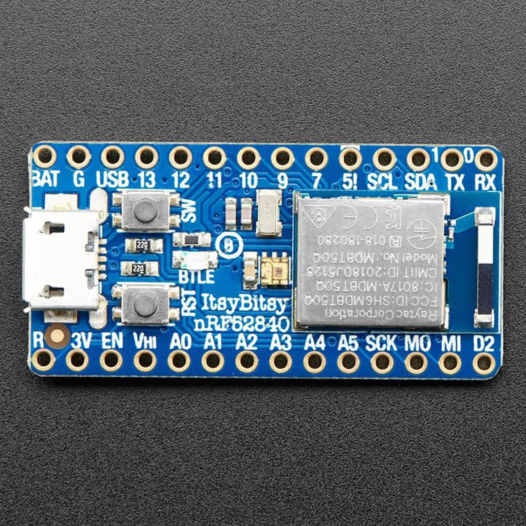 Adafruit ItsyBitsy nRF52840 Express - Bluetooth LE Ada 4481