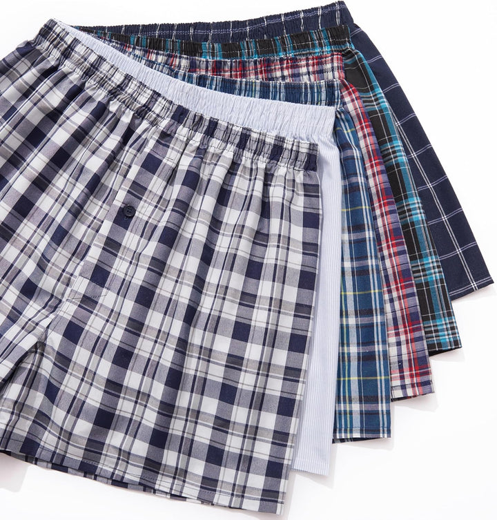 JupiterSecret Herren Boxershorts Baumwolle Unterhosen Männer 6er und 10er Pack Grosse Amerikanische