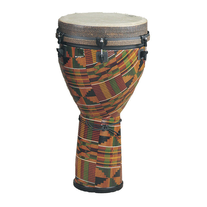 Remo DJ-0014-PM African Collection Djembe 14 x 25" Kinte Kloth, 14 x 25" Kinte Kloth