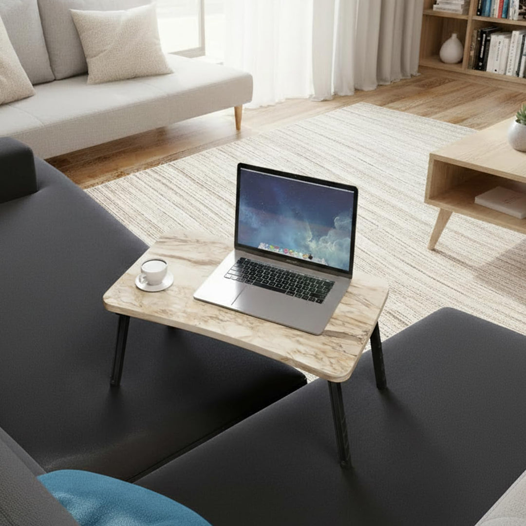 Laptoptisch Klappbar Betttisch Faltbar 59x35x24cm Sofatisch Beistelltisch Couch Bett 7 Farben Schrei