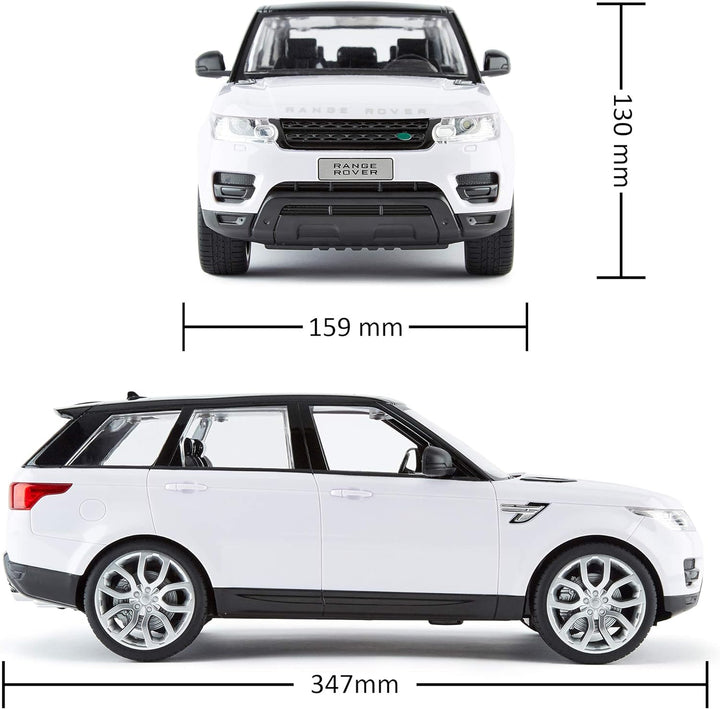CMJ RC Cars 114GRRW Land Rover Cars Offiziell lizenzierte Fernbedienung Range Sport in 30 cm Grösse