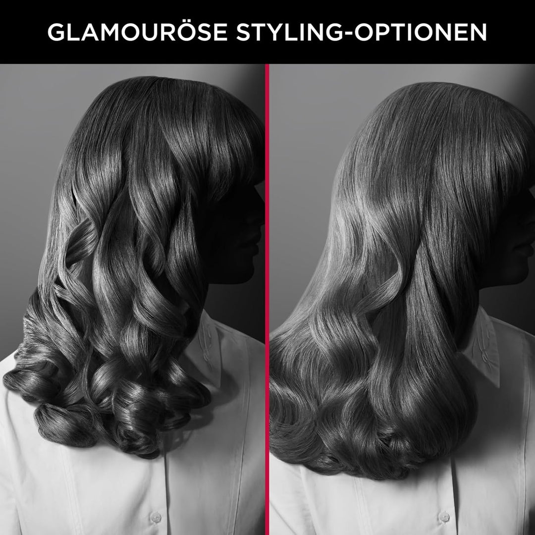 Rowenta x Karl Lagerfeld CF635L Express Style Warmluftbürste | 5-in-1 Stylingbürste | Keratin & Glow
