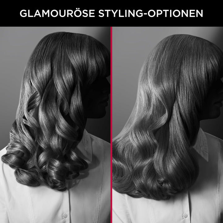 Rowenta x Karl Lagerfeld CF635L Express Style Warmluftbürste | 5-in-1 Stylingbürste | Keratin & Glow