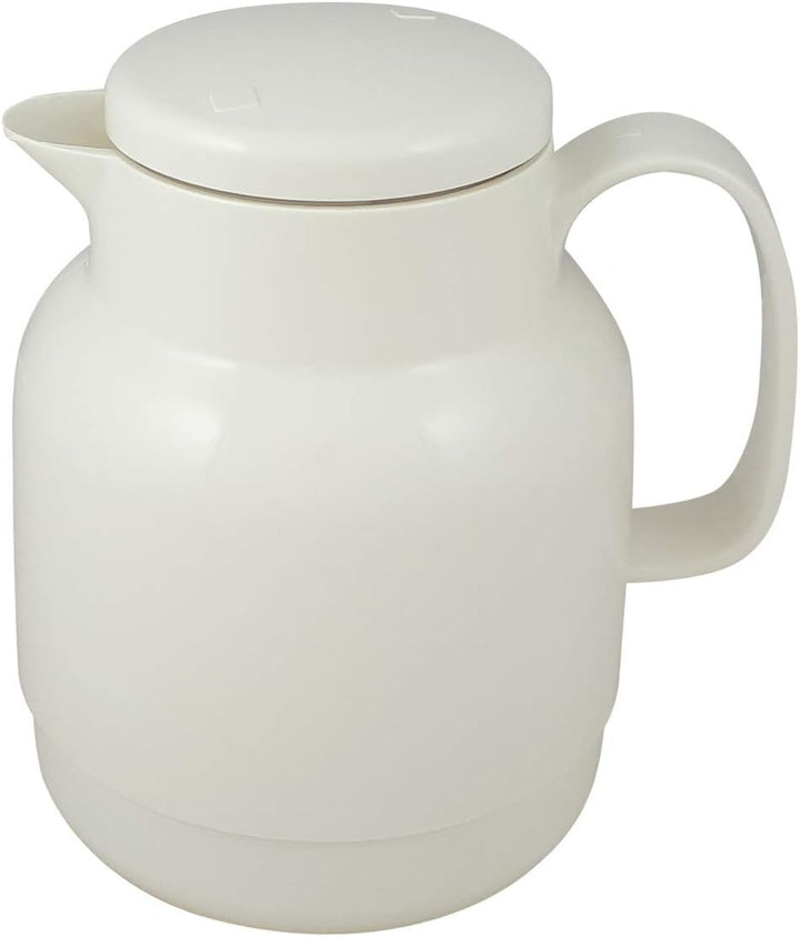 Helios Mondo Kunststoff-Isolierkanne, weiss, 1,3 Liter 1,3 Liter Weiss, 1,3 Liter Weiss