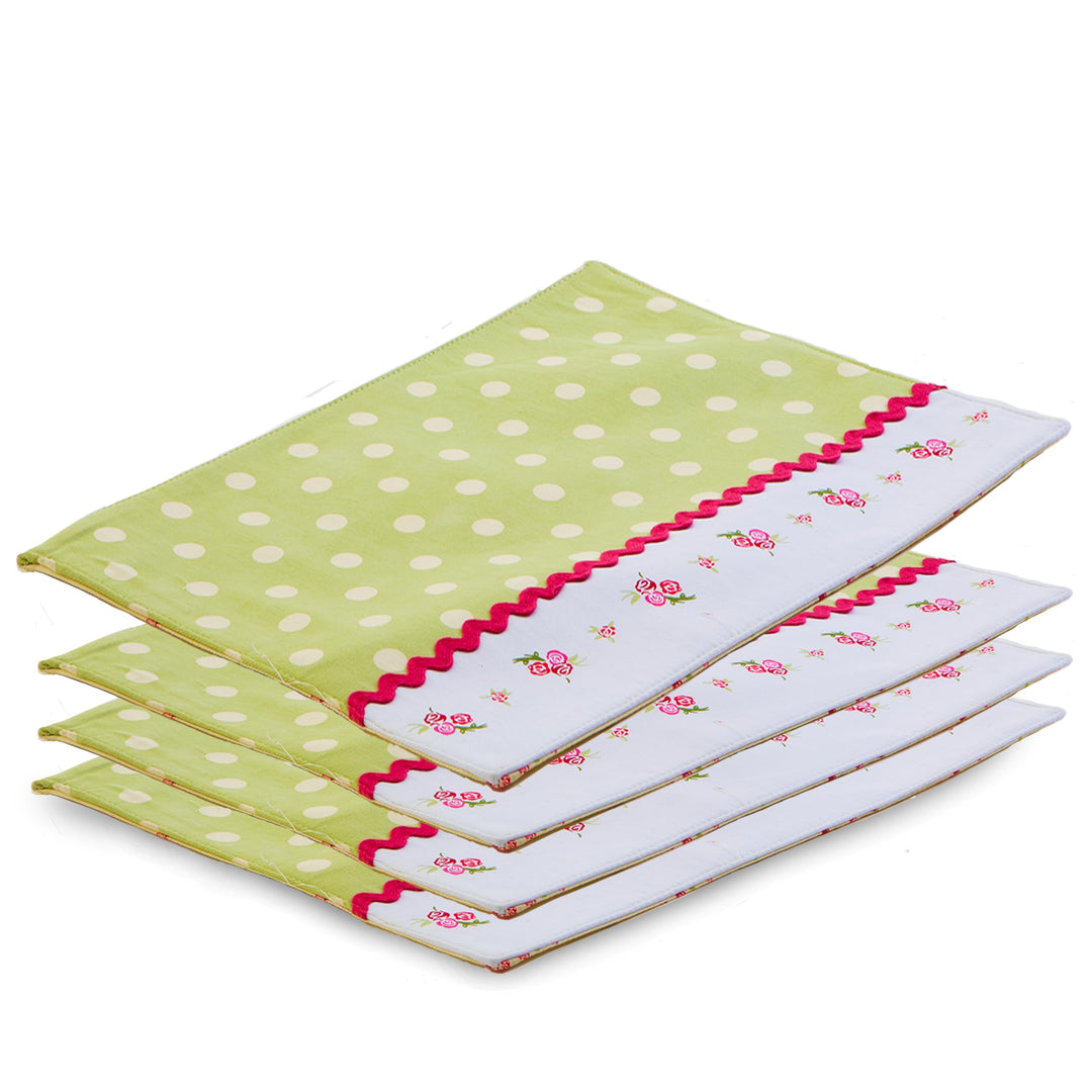 Premier Rose Cottage Tischsets, 4er Set, 100% Baumwolle, Tischset