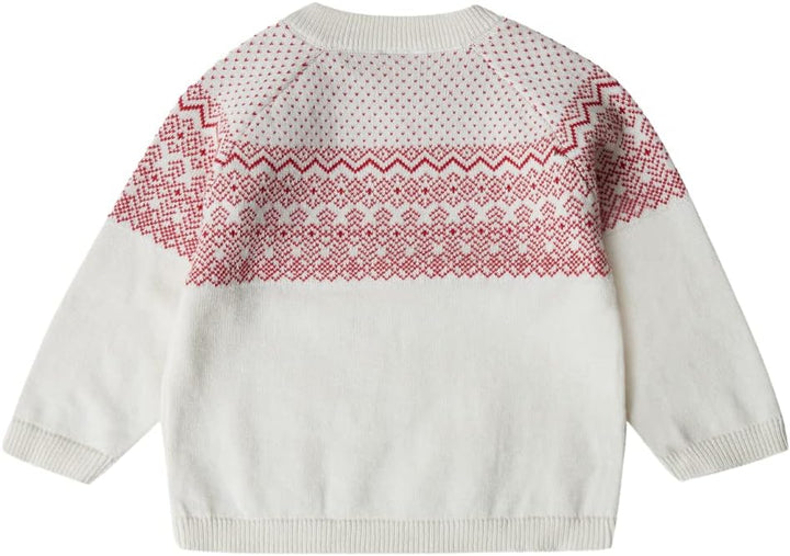 Stellou & friends Baby Cardigan-Strickjacke und Strick-Pullover für Mädchen und Jungen mit Norwegen