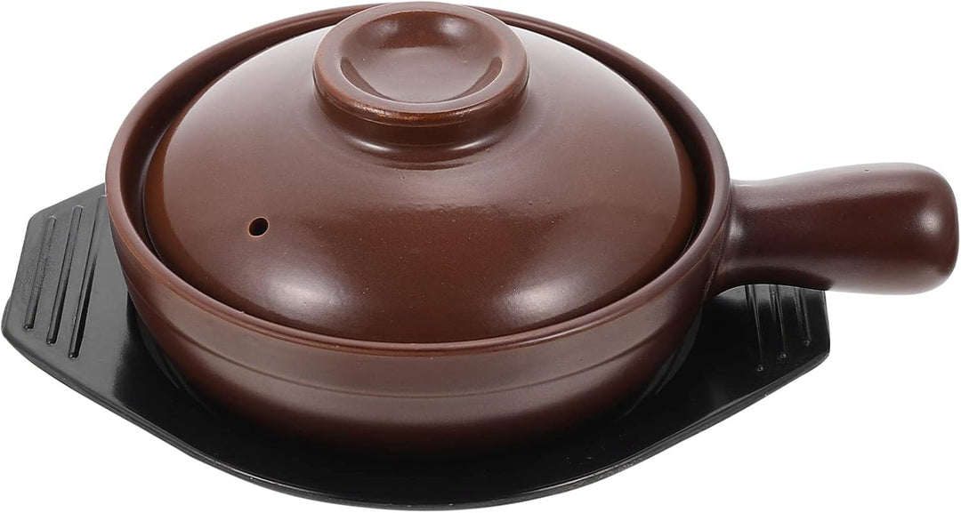 Cabilock Eintopf Porzellan Kochtopf Keramik Kasserolle Chinesische Stieltopf Mit Tablette Traditione