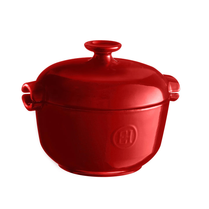 Emile Henry - Reistopf 2,5 L - Crand Cru 2.5 qt Burgunder, 2.5 qt Burgunder