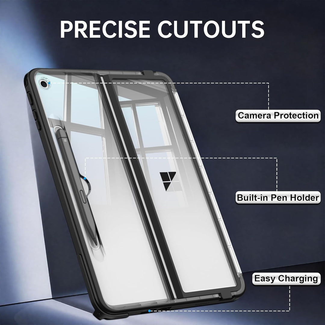 Fintie Hülle für Microsoft Surface Pro 12 Zoll 1. Edition (2025), Stossfeste Folio-Schutzhülle mit t