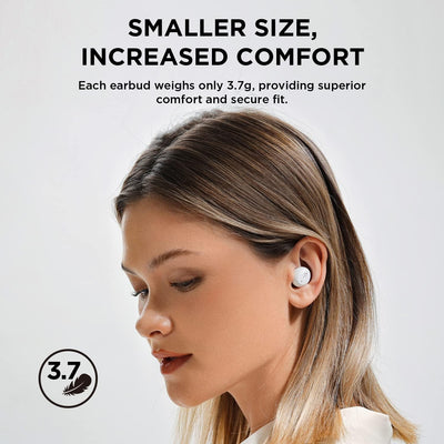 1MORE ComfoBuds Mini Hybrid Active Noise Cancelling Earbuds In-Ear Kopfhörer mit Stereo-Sound, Bluet
