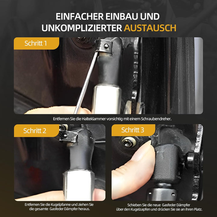 2 x Gasfeder Dämpfer Heckklappe Passend für Bora Variant 1J6 1999-2005, für Golf IV Variant 1J5 1997