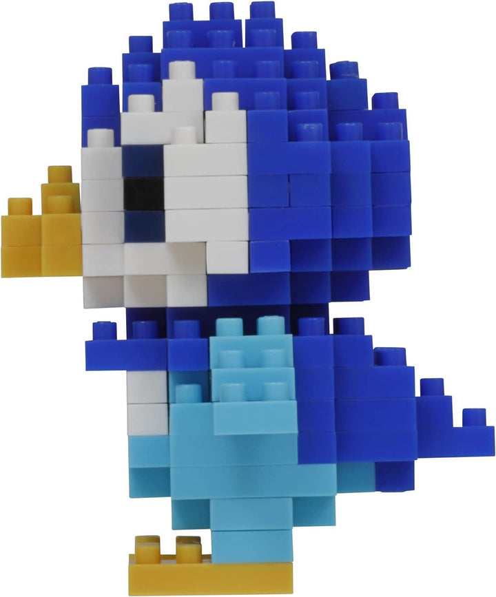 nanoblock -NBPM-079 - Pokemon Piplup Tiplouf Plinfa, Merhfarbig, Bandai, Plinfa