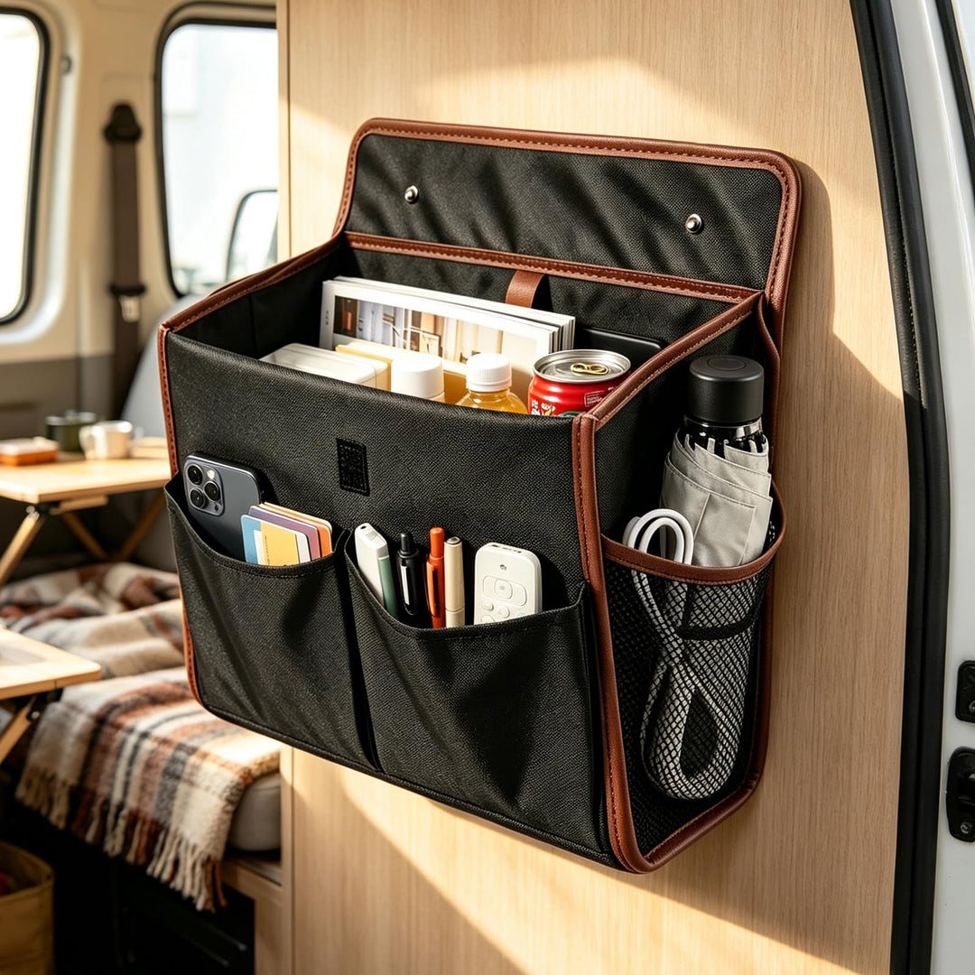 Wohnmobil Camping Organizer, Faltbarer Schuhorganizer, Tür Organizer Hängend Selbstklebend Hängeorga
