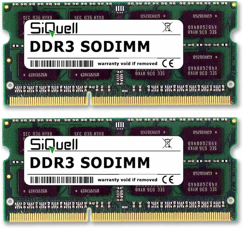 16GB Kit (2x8GB) RAM Arbeitsspeicher kompatibel mit HP Elitebook 2560p (PC3-10600S)