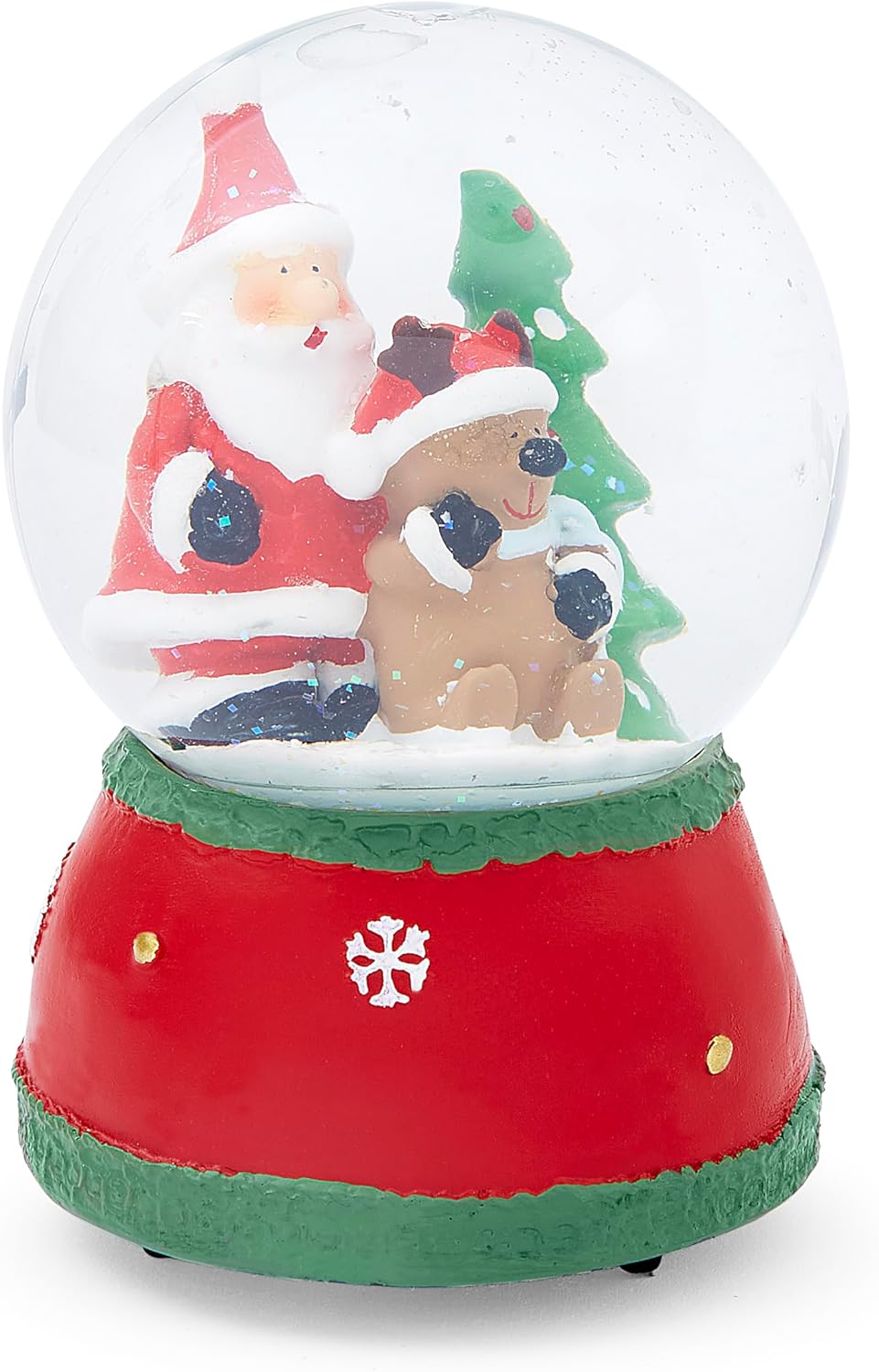 Schneekugel mit Vater Weihnachten Spieluhr