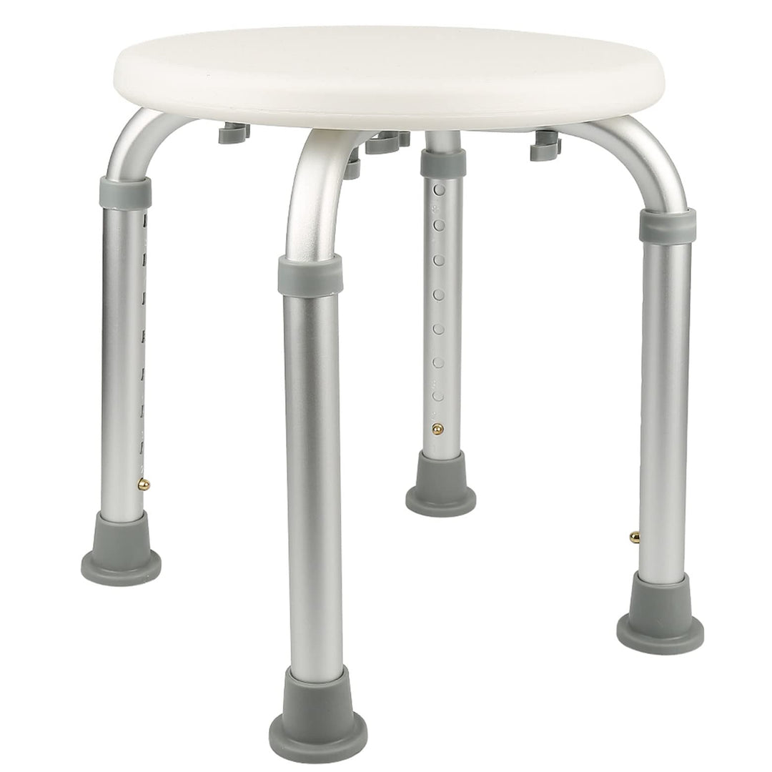 meihe Duschhocker 360° drehbar + Badewannengriff mit Saugnäpfen für Dusche und Badewanne (32 x 32 x