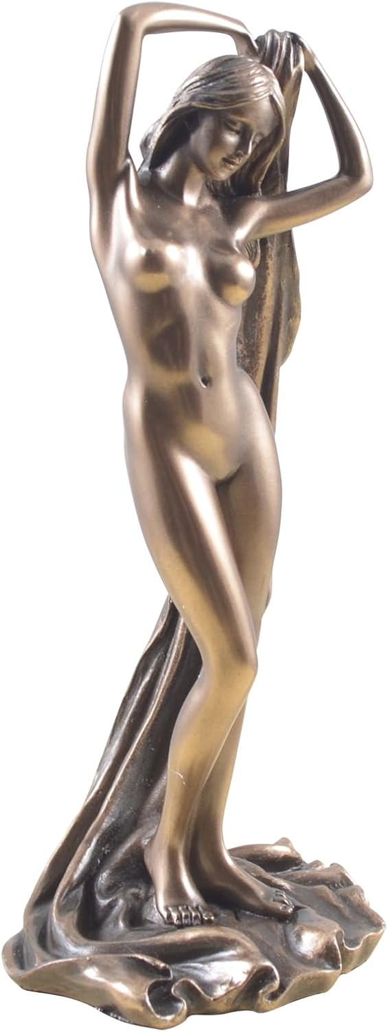 Veronese by Joh. Vogler GmbH Weiblicher Akt Frau hält Ihr Tuch über den Kopf Figur Skulptur