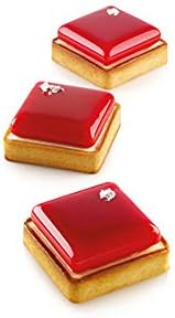 Euroshoppingonline Silikonform, Weiss, 80x80x20mm