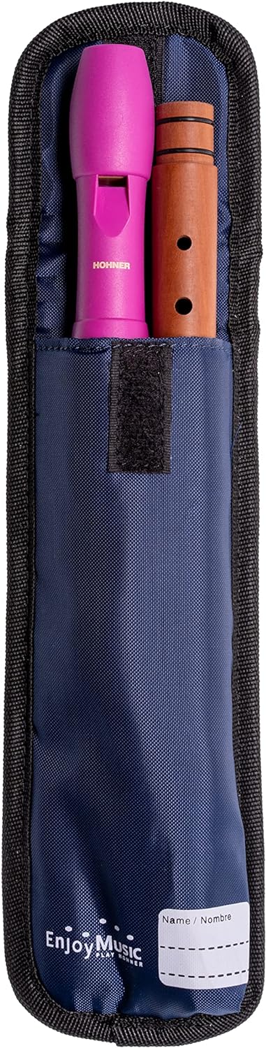 HOHNER Blockflöte, Alegra Line, pink, deutsch, dreiteilig