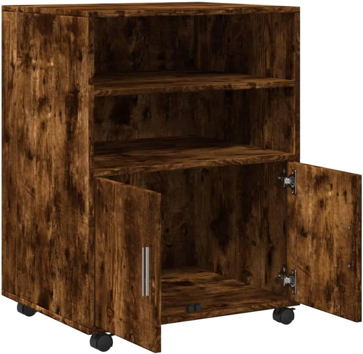 vidaXL Rollschrank, Büroschrank mit Stauraum, Aktenschrank für Wohnzimmer Büro, Bürocontainer Schran