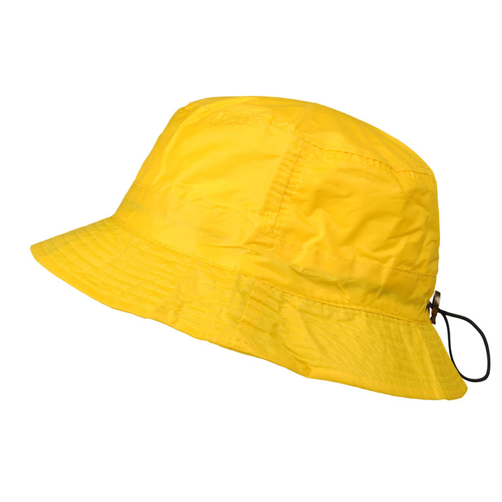 Toutacoo. Regenhut. Regenbob. Einstellbar. Nylon-Look S 032-gelb, S 032-gelb