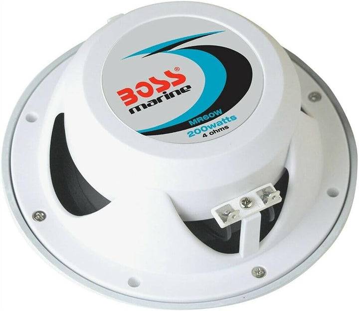 KIT SET FÜR BOSS AUDIO SYSTEMS MR60W 2 2-Wege-Marinelautsprecher 6,5 Zoll, 16,5 cm, 165 mm, 100 Watt