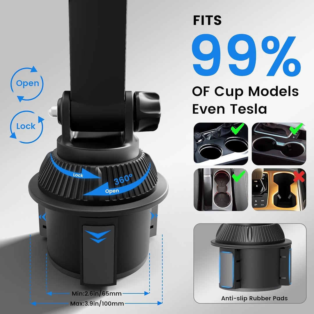 OHLPRO MagSafe Becherhalter Auto Handyhalterung mit Ladefunktion, 15W Schnellladegerät, Magnetische