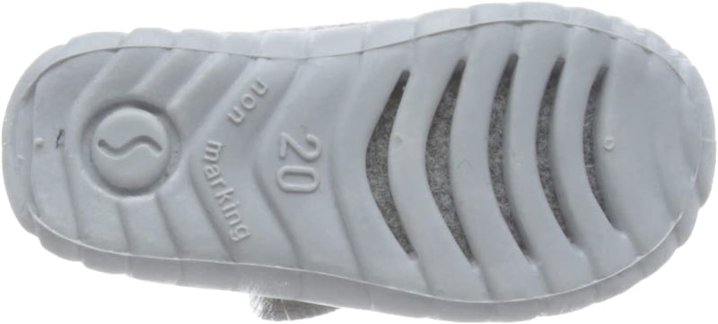 Superfit Baby-Jungen Happy Wollfilz Hausschuh 20 EU Grau 2020, 20 EU Grau 2020