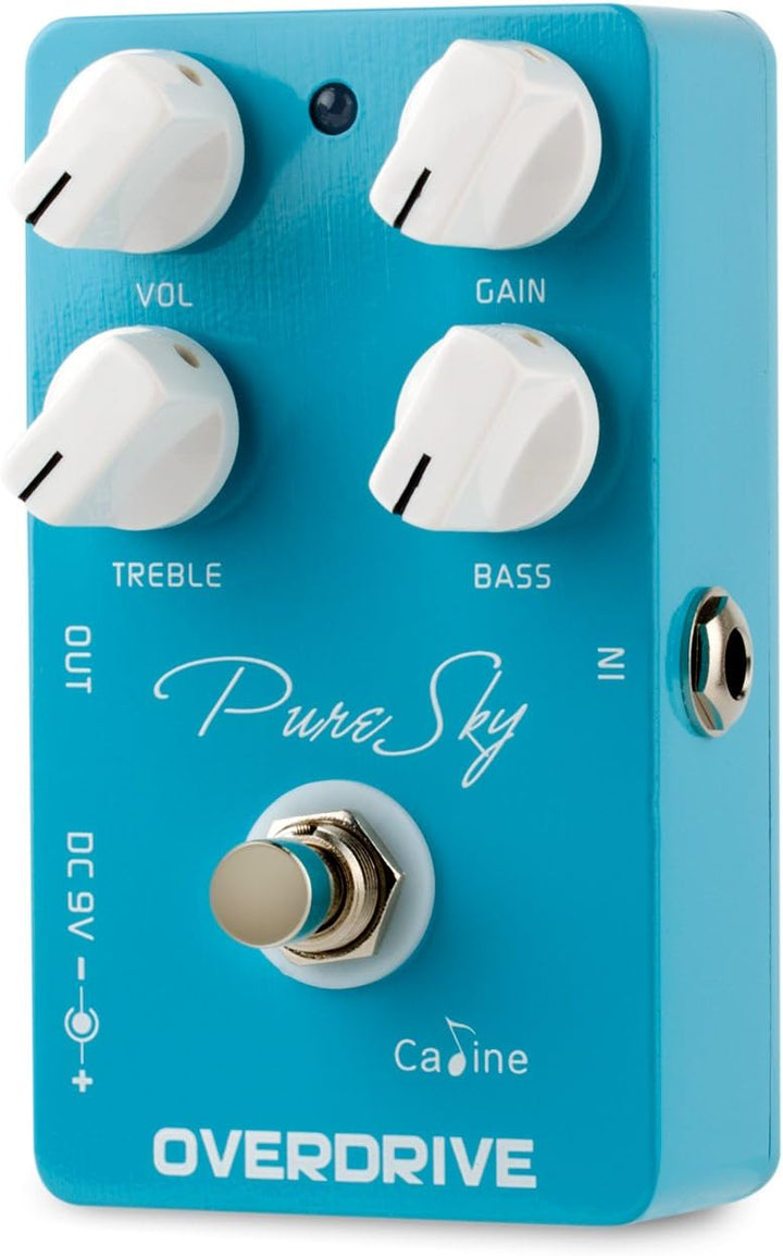Caline Pedal CP-12 Pure Sky Overdrive Effect-Guitar Effects Pedal, blau, Size Einzelbett, Einzelbett