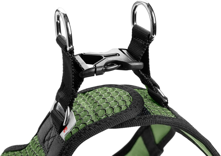 Hunter - Dog Harness Hilo Comfort. S, Green - (401673969799) Black S, Black S
