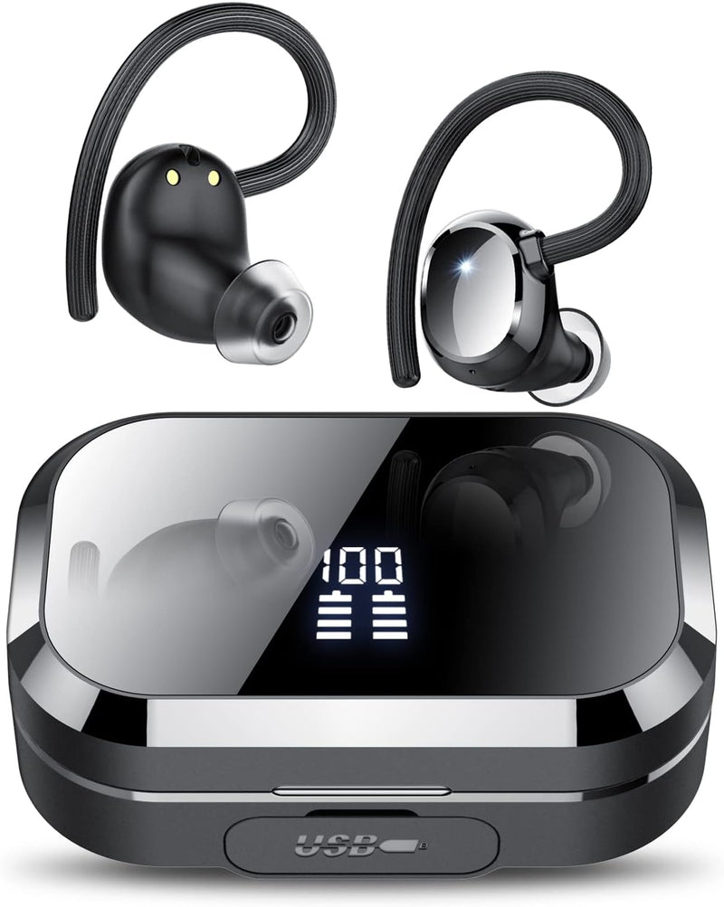 KT1 Bluetooth Kopfhörer in Ear, Kopfhörer Kabellos Bluetooth 5.3, 120 Stunden Spielzeit mit Ladeetui