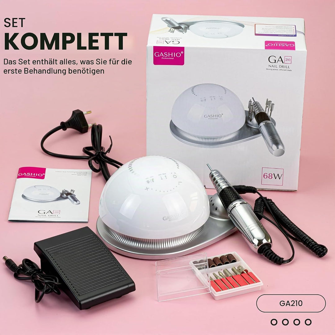 Nagelfräser für Gelnägel | Nail Drill 68W | Elektrische Nagelfeile | Maniküre Pediküre Set Elektrisc