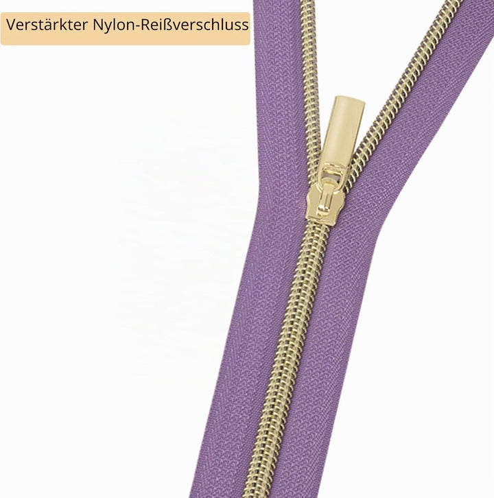 GUBOCA 9 M Reissverschluss,Näh Endlosreissverschluss mit Zipper,mit 30 Stück Reissverschlüsse Zubehö