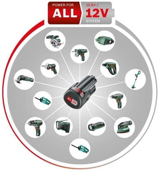 Bosch Akku Multischleifer EasySander 12 (1Akku, 12 Volt System, im Koffer) EasySander 12 Set | 1 Akk
