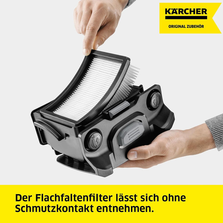 Kärcher Original Flachfaltenfilter Renovation KFI 4440 für die Kärcher WD Nass-/Trockensauger, lange
