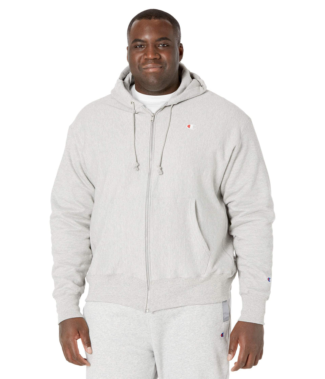 Champion Herren Reverse Weave Kapuzenpullover mit Durchgehendem Reissverschluss Kapuzenpullover M Ox