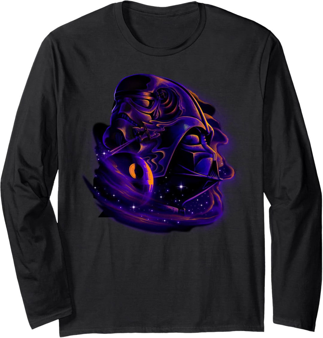 Star Wars Vibrant Vader Head Langarmshirt