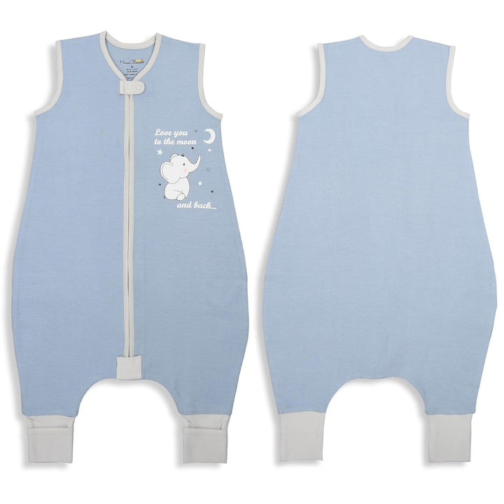 Mama Cheetah Baby Schlafsack, Bio-Baumwolle, Tragbare Babydecke, Schlafsack mit 2-Wege-Reissverschlu