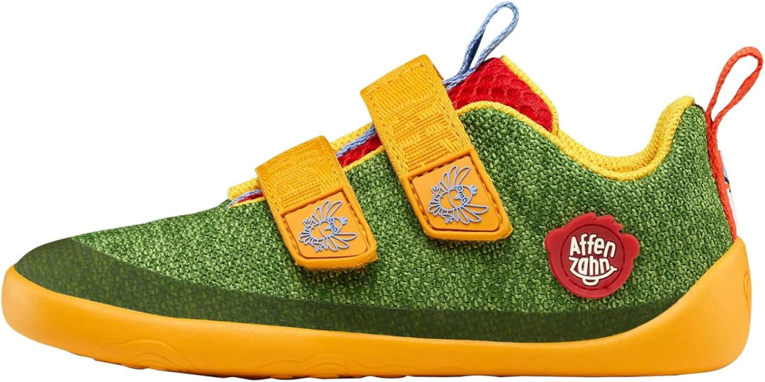 Affenzahn Barfussschuh Knit Happy mit Klettverschluss, Vegan, rutschfest, Flexibel, Reflektierend, b